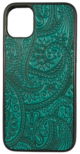 Paisley Leather iPhone Case