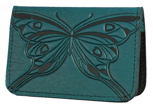 Butterfly Leather Card Holder