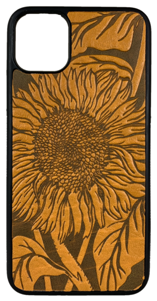 Sunflower Leather iPhone Case