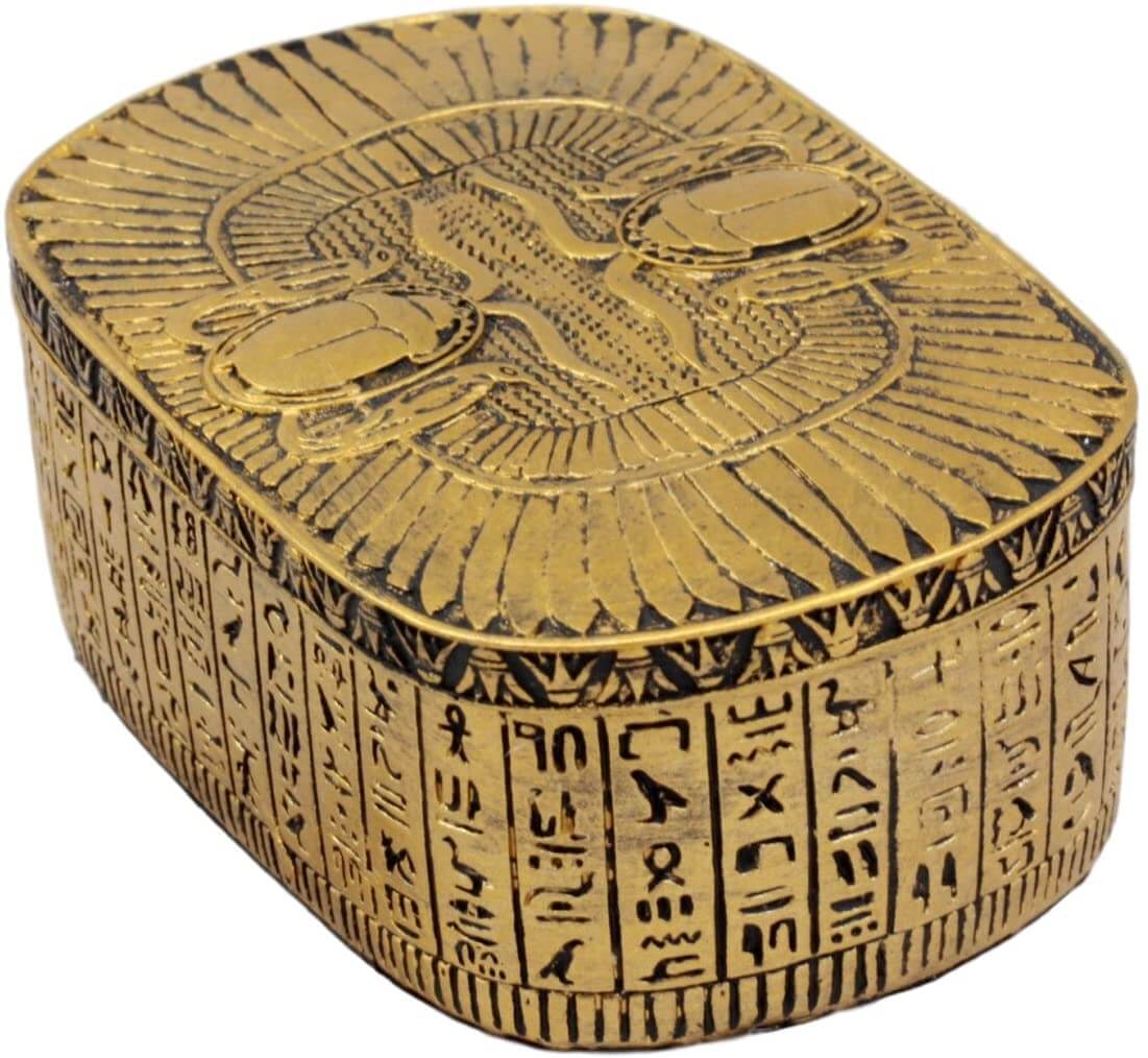 Egyptian Codex Box Winged Egyptian Box - Trinket Boxes - Egyptian Collectibles & Decor ...