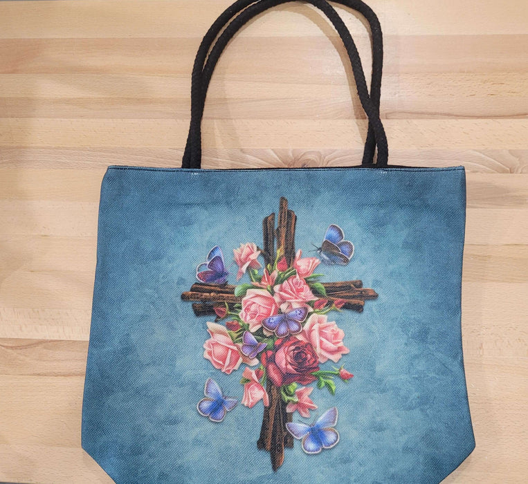 Butterfly Cross Tote Bag