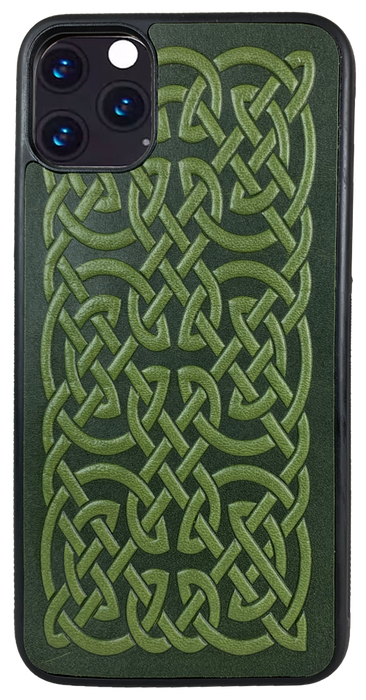 Bold Celtic Leather iPhone Case