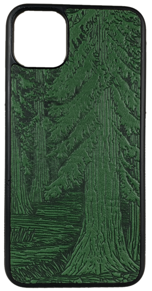 Forest Leather iPhone Case