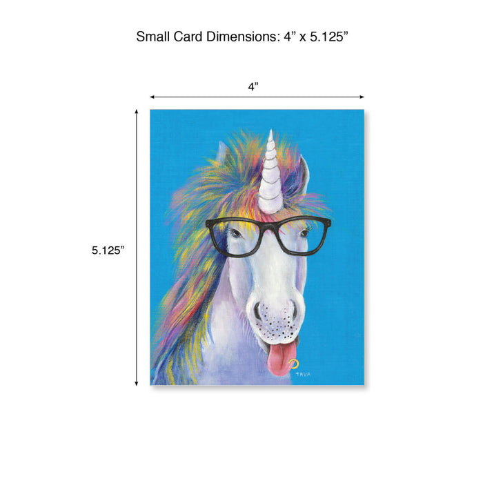 Wacky Unicorns Mini Note Cards