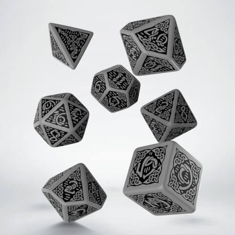 Celtic 3D Gaming Dice Set by Q-Workshop | FairyGlen