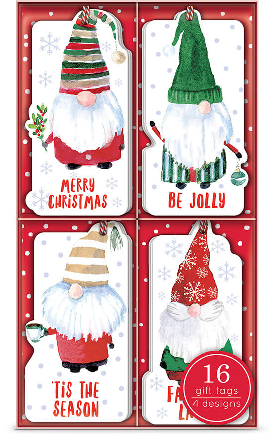 Jolly Gnomes Gift Tags