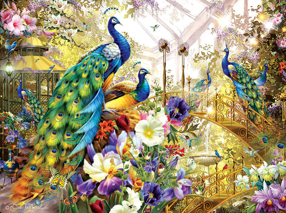Solar Greenhouse Peacock Jigsaw Puzzle: Gifts & Collectibles ...