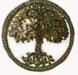 Tree of Life brass ornament