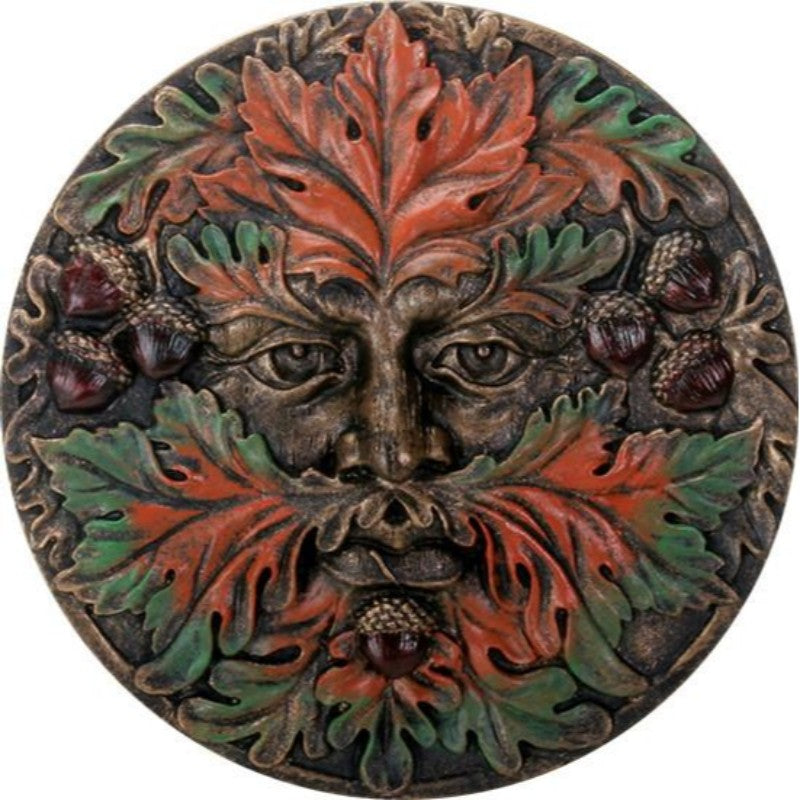 Greenman 4 Seasons  Wall Plaque - Individual