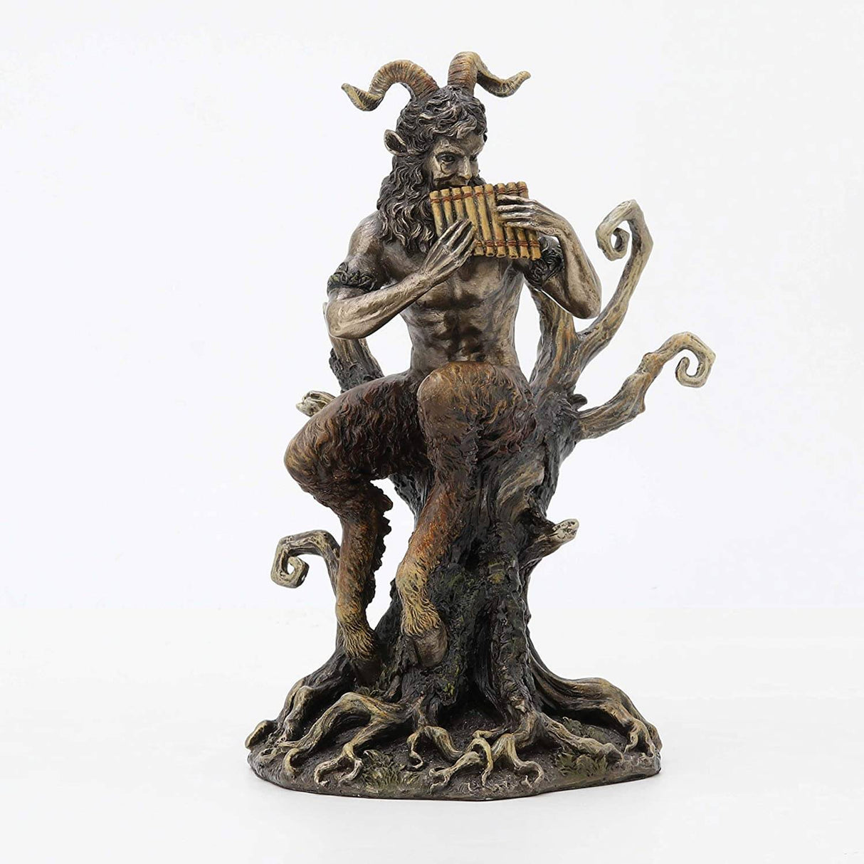 Pan Playing Flute Figurine