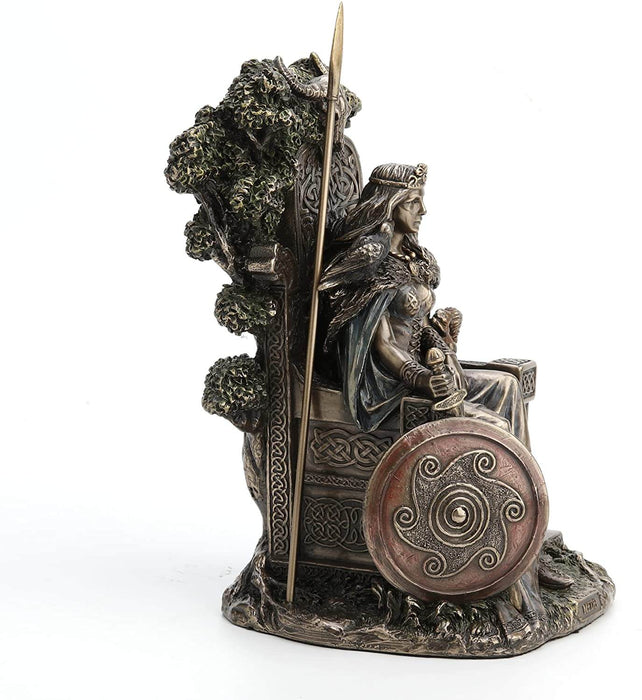 Celtic Queen Medb Of Connacht Figurine Cold Cast Bronze — Fairyglen Store