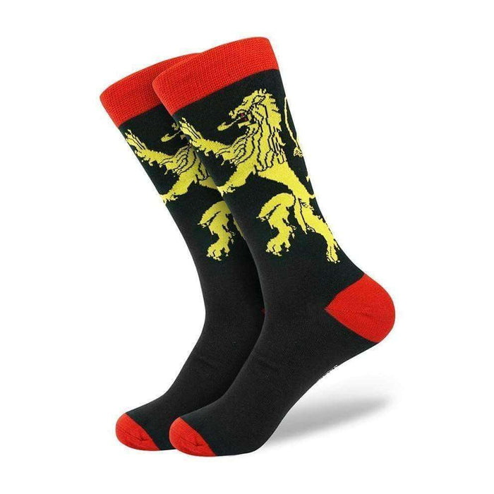 Lannister Sigil Socks: Game of Thrones