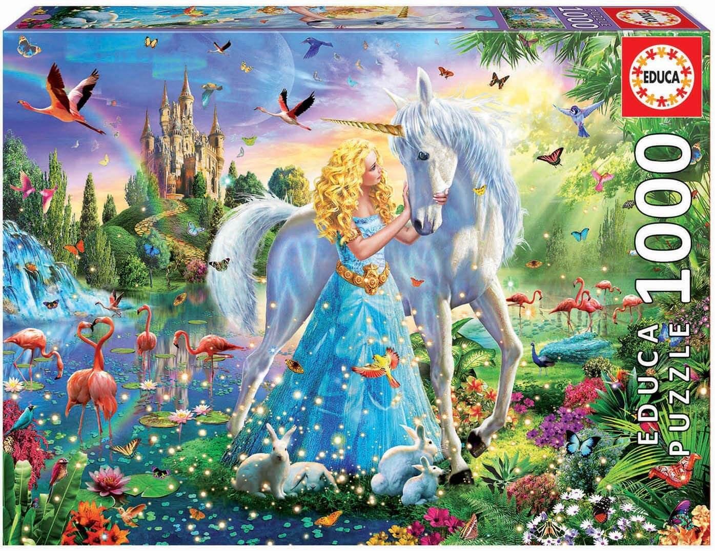 The Princess u0026 the Unicorn Jigsaw Puzzle (1000 Pieces)