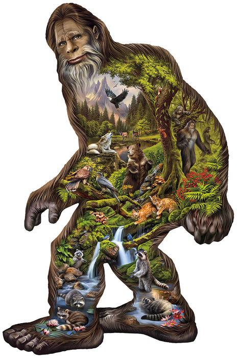 Out of the Forest Bigfoot Jigsaw Puzzle (850 Pieces)