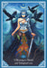 Card example - A Blessing to Shield and Safeguard You reads the text. A woman in blue and black holding a sword and surrounded by three ravens