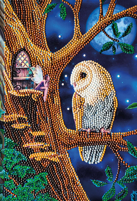Owl Stand on Tree - Special Diamond Painting – Paint by Diamonds