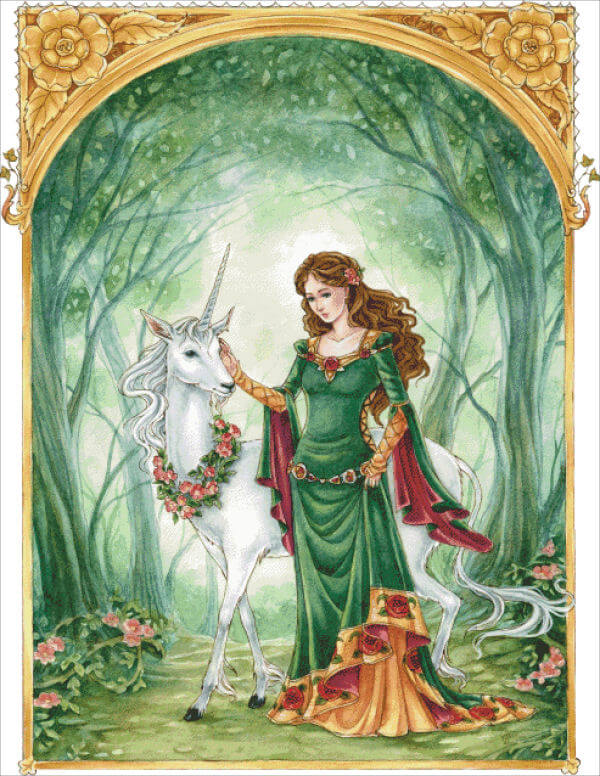 Enchanted Forest Cross Stitch Pattern by Meredith Dillman