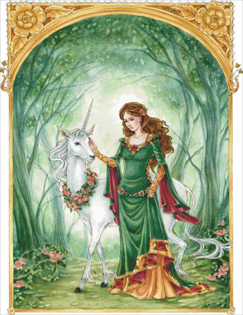 Enchanted Forest Cross Stitch Pattern by Meredith Dillman