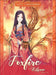 Foxfire: The Kitsune Oracle by Lucy Cavendish with art by Meredith Dillman. Showing a woman in red with a fox mask