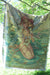 Fairy playing the flute tapestry blanket hanging outside
