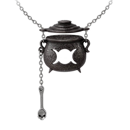 Witch's Cauldron Pendant Necklace
