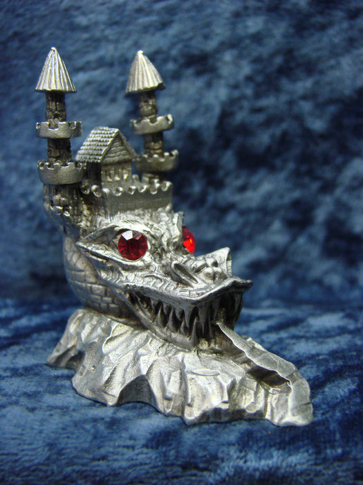 Dragon Castle Pewter Figurine
