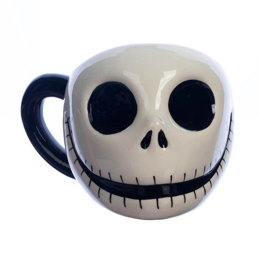Jack Skellington face ceramic mug from Nightmare Before Christmas