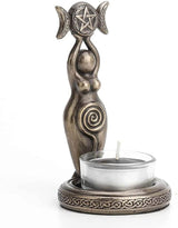 Spiral Goddess Tealight Candle Holder