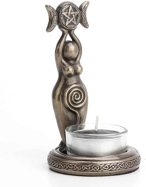 Spiral Goddess Tealight Candle Holder