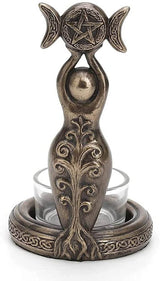 Spiral Goddess Tealight Candle Holder