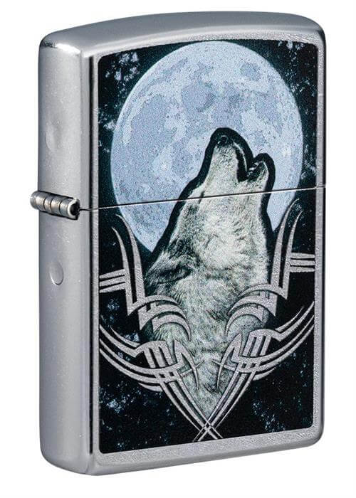 Howling Wolf Zippo Lighter