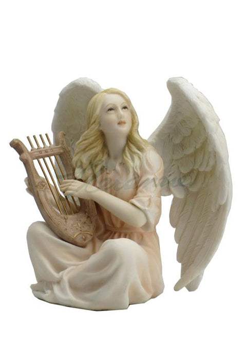 Angel Sitting with a Lyre