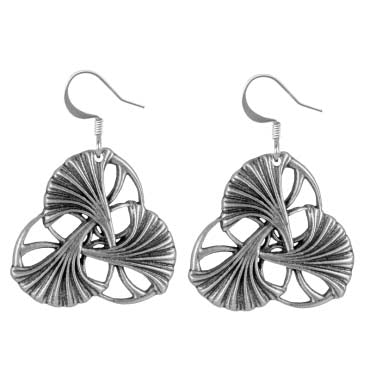 Art Nouveau Ginkgo Earrings