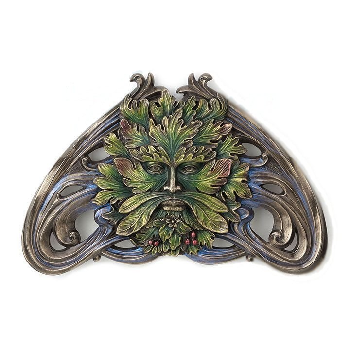 Art Nouveau Greenman Plaque