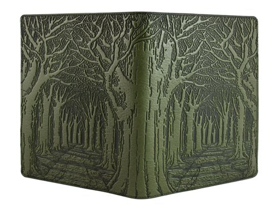 Avenue of Trees Leather Composition Notebook