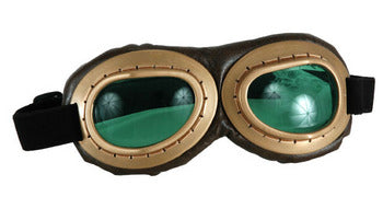 Steampunk Bronze Aviator Goggles