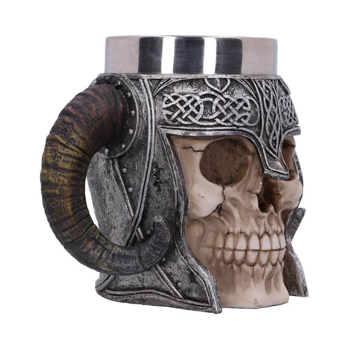 Viking Warrior Skull Mug – Tied Ribbons