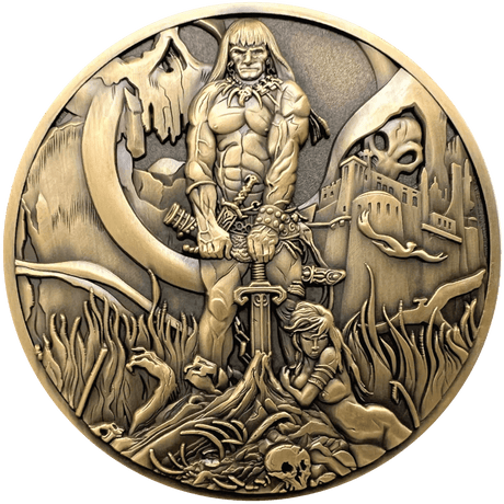 Barbarian collectible Frank Frazetta coin