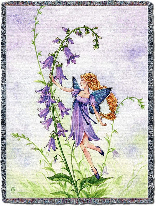 Bellflower Fairy Tapestry Blanket