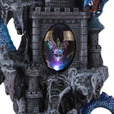 Blue Castle Guardian Dragon Figurine