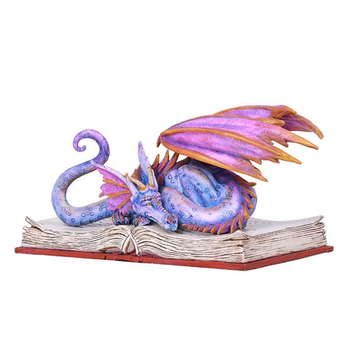 Book Wyrm Dragon Figurine