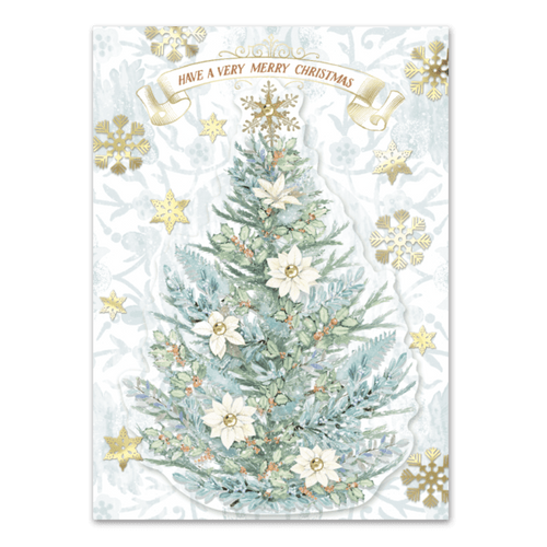Botanical Tree Christmas Cards