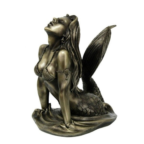 Bronze Mermaid Figurine