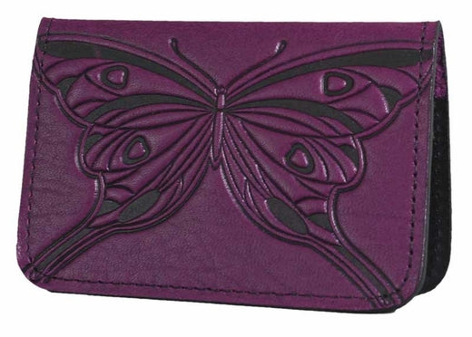 Butterfly Leather Card Holder