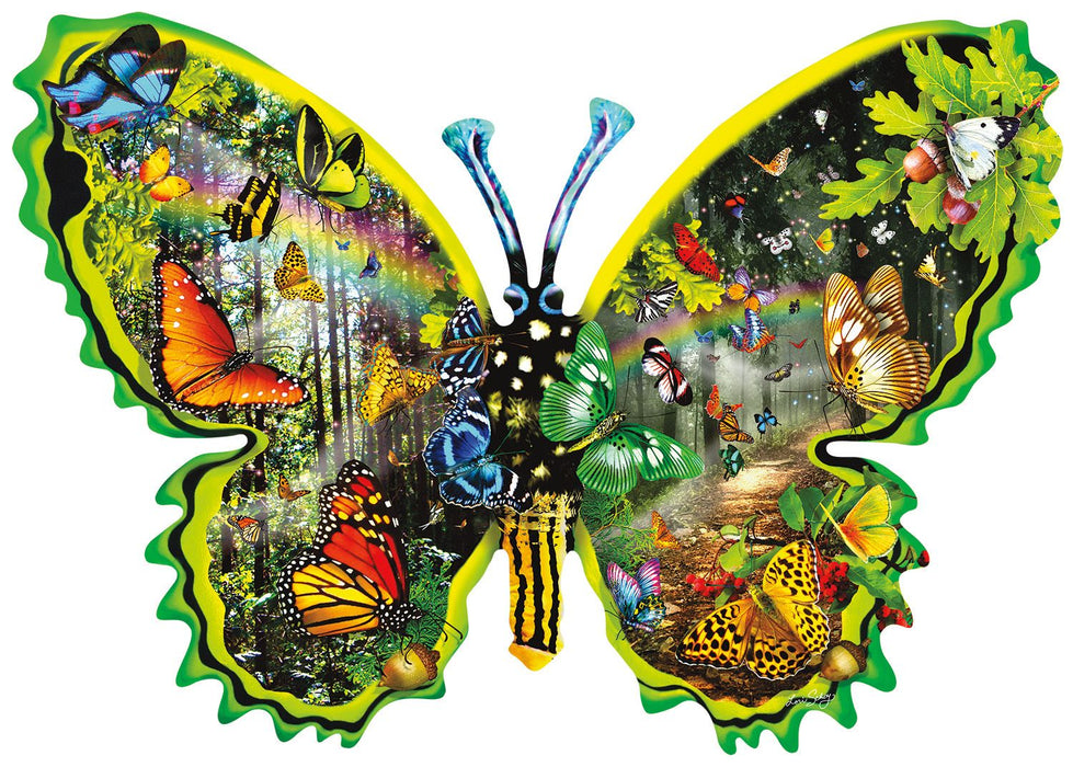 Butterfly Migration Shaped Jigsaw Puzzle (1000 Pieces)