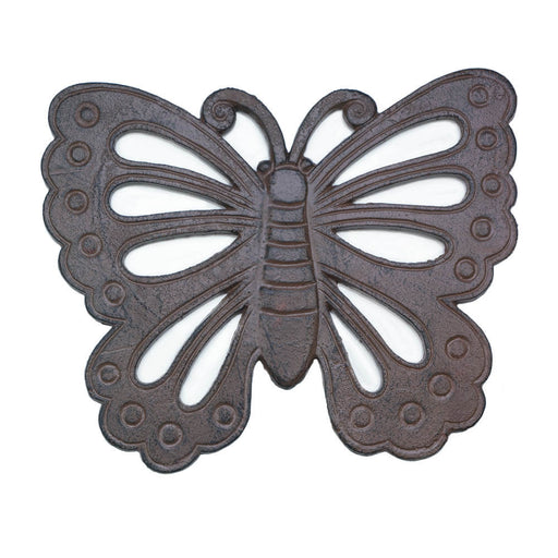 Cast iron butterfly stepping stone for the garden