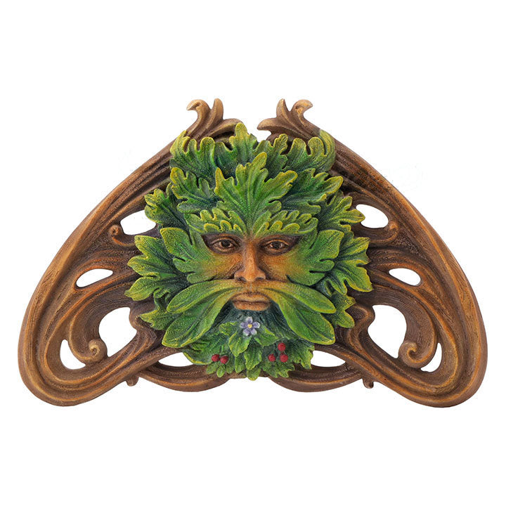Plaque Décorative Automne Greenman - Collection Fantaisie SUMMIT COLLECTION