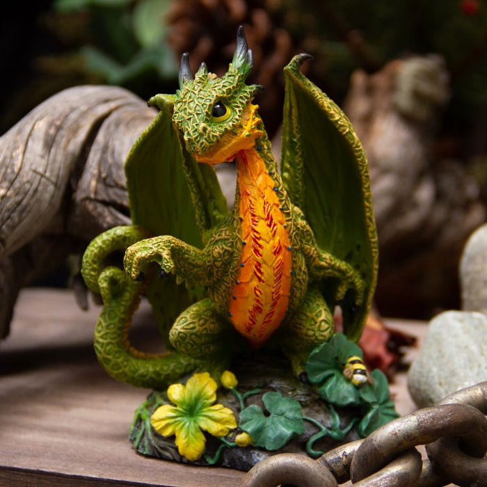 Cantaloupe Dragon Figurine