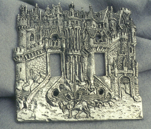 Castle Switch plate (Double)