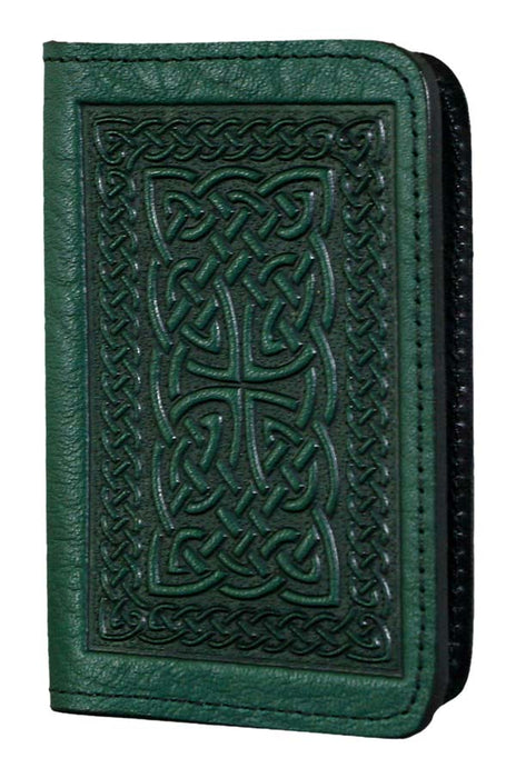 Celtic Braid Leather Card Holder